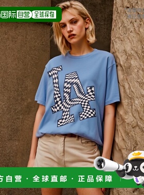 韩国直邮MLB T恤3ATSO0233-07CBL高档舒适时尚百搭 简约高级感