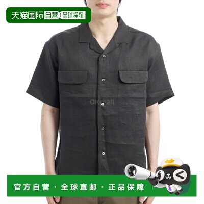 韩国直邮NIGEL CABOURN 开领亚麻斜纹衬衫 (80500011005 121) 短