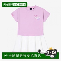 1h可退 韓國直郵fila兒童 女孩pique阿米加連衣裙(FK2OPG2303F_LP