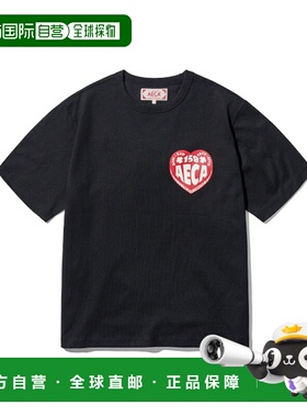 韩国直邮AECA 男士T恤AWCMSSBDTTSST006C0BA AECA LOVE HALF SLEE