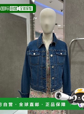 韩国直邮compagna 领口纽扣牛仔夹克 CAEU3-WDJ900羊毛外套