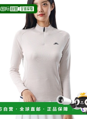 韩国直邮J.LINDEBERG Steffi 中间层 (GWJS10982-C118) 长袖T恤