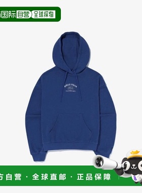 韩国直邮FILA 惠勒连帽衫 PQF FS2POG3153F-BUE 半卷边小徽标连帽
