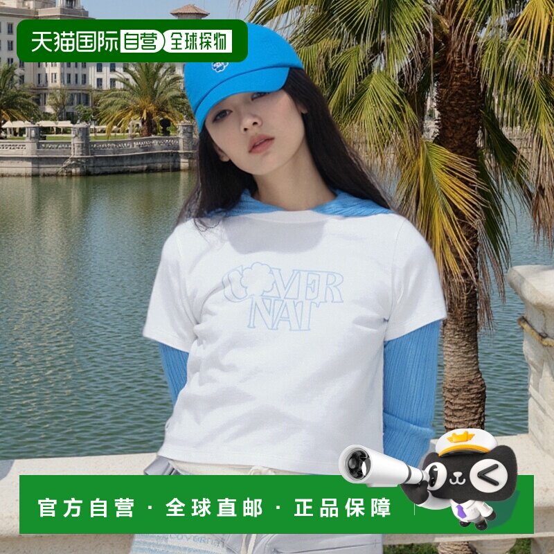 韩国直邮COVERNAT WOMAN 女士女装T恤CO2402ST76WH