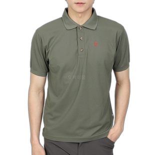 韩国直邮fjallraven瑞典北极狐 CROWLEY 珠地布衬衫 M 浅橄榄色