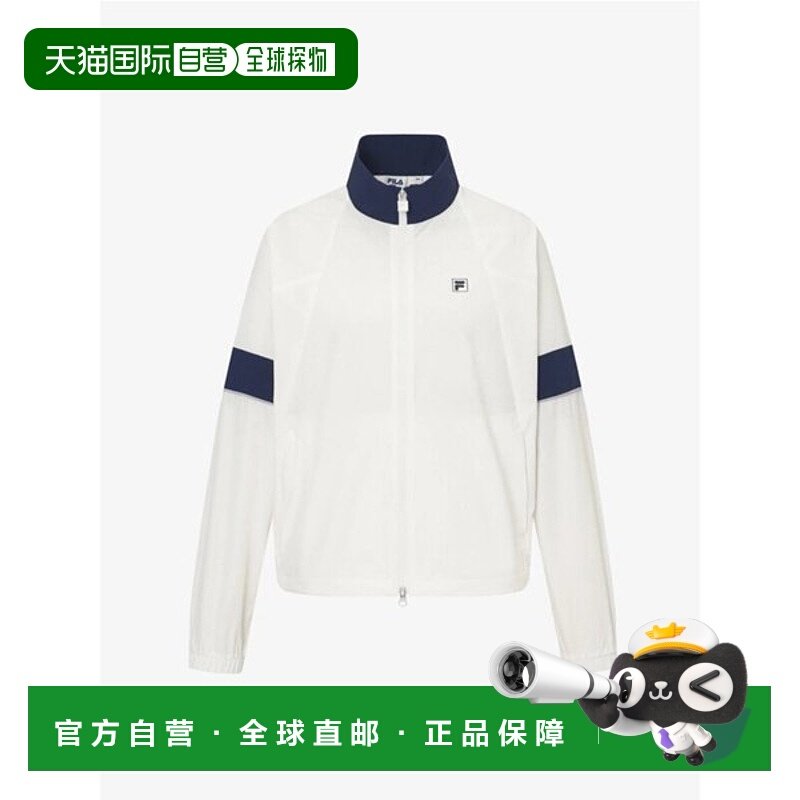 韩国直邮FILA [2colours1] 女式弹力奖杯图案风衣 FS253JK11F001