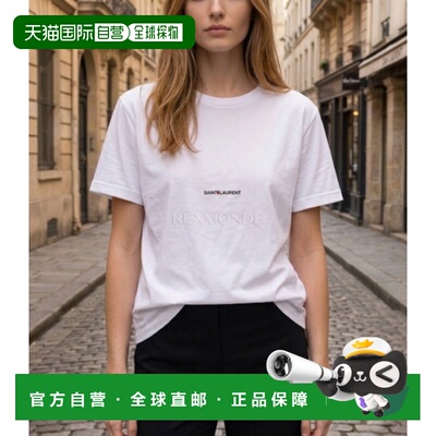 韩国直邮SAINT LAURENT PARIS 460876 YB2DQ 9000短袖