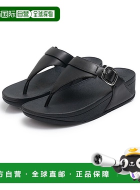 韩国直邮FITFLOP Lulu Adjustable 真皮女士人字拖 黑色 ES8-090