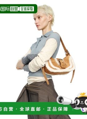 韩国直邮OSOI女士通用款女包HOBO BROCLE [SHEARING CAMEL] 880997