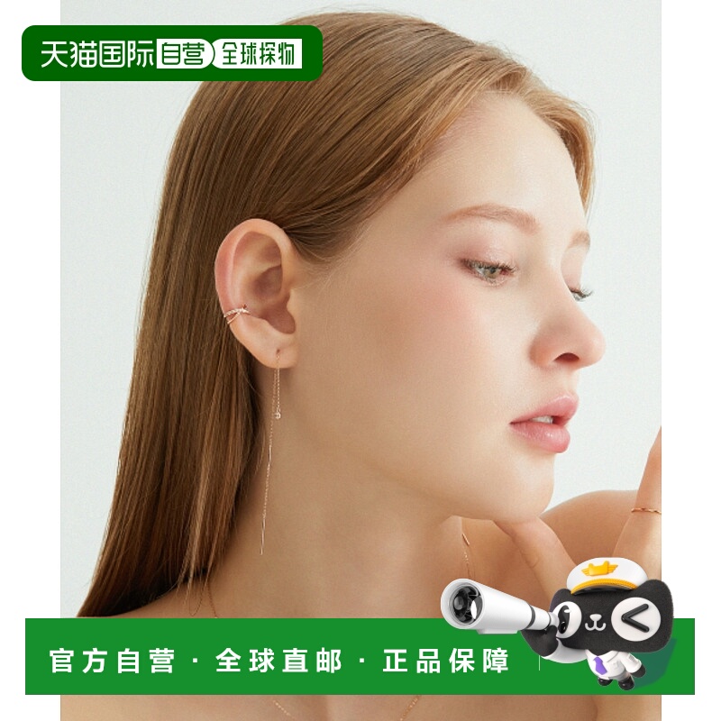韩国直邮JESTINA 女士耳环 JJJTEQ1BS022R4P00 14K耳夹
