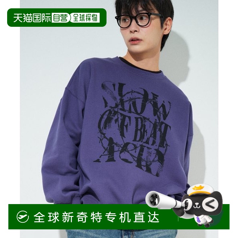 韩国直邮SLOW ACID 男士24年新款潮牌韩系休闲针织衬衫SL23WT-M3-