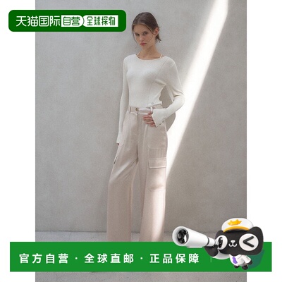 韩国直邮LOEUVRE 女士女装休闲裤 Satin wide cargo pants SW3AL34