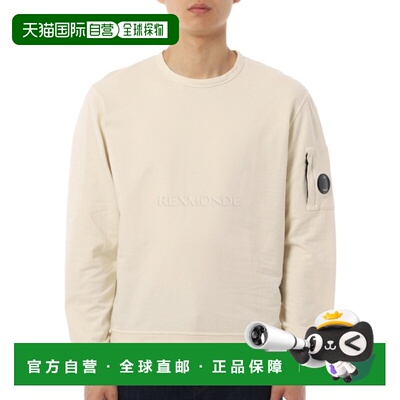 韩国直邮CP COMPANY 轻薄抓绒圆领镜片卫衣 (20CMSS711A 002246G