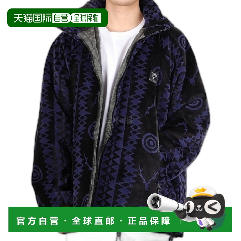 韩国直邮SOUTH2 WEST8 Weather Effect Velvet Jacket - Skull an