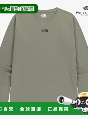 韩国直邮北面THE NORTH FACE STEPUP 字母Logo圆领套头长袖T恤 男