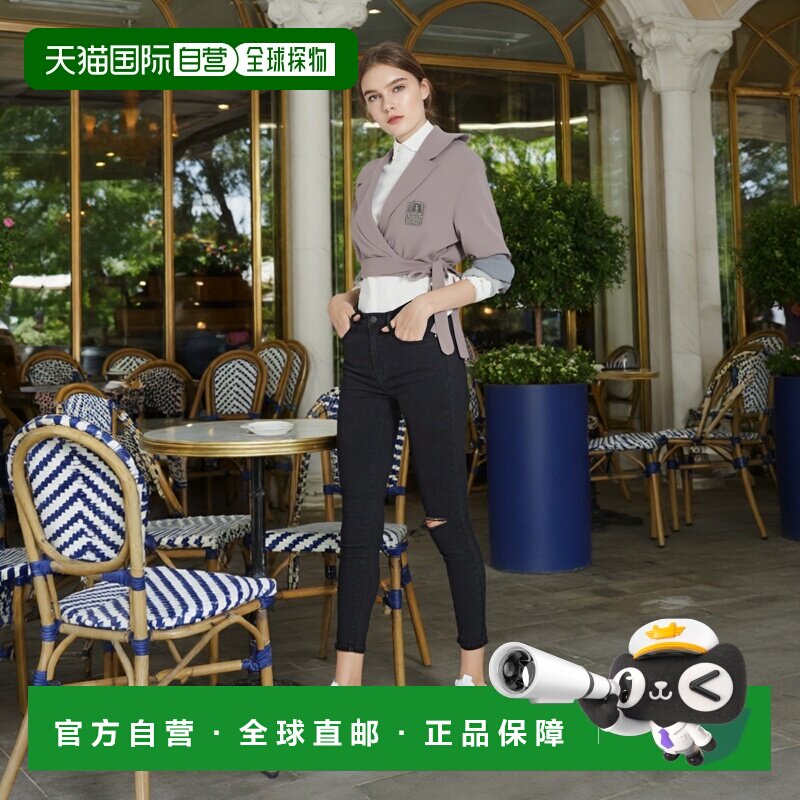 韩国直邮[ITMICHAA] 女性领子羊绒手工大衣 (ITNBHHC670)羊毛西装