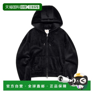 卫衣LE2504HZ72BK帽衫 韩国直邮LEE正品 女款 复古新品 美式