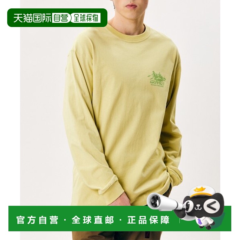 韩国直邮GRAMICCI 男士24年新款山系户外运动休闲T恤G4SU-T081