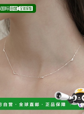 韩国直邮TATIANA新款小众韩式浪漫少女氛围气质精致设计感项链500