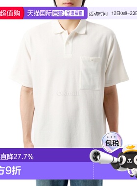 韩国直邮HUMAN MADE 大号 POLO 衫（HM29CS025 白色） 短袖珠地网