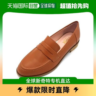 韩国直邮[MOOK] 女士 简单款 PENNY 乐福鞋 皮鞋 驼色 022206 SO