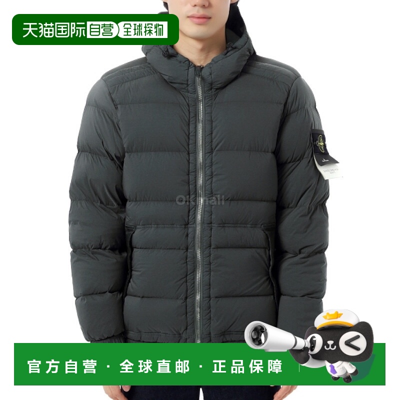 韩国直邮STONE ISLAND 4100040 无缝隧道尼龙羽绒TC连帽夹克 (K2S