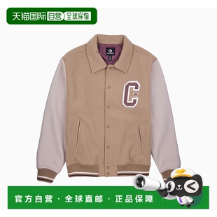 男款 棒球服 棕色匡威 字母运动舒适百搭长袖 韩国直邮Converse