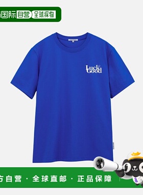 韩国直邮AECA WHITE 男士T恤AWEMSSBATTSST009A2DB LUCK&GOOD TEE