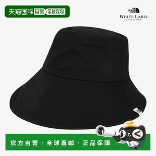 韩国直邮THE NORTH FACE 北面白标女式流线型帽子 黑色 NE3HR53J