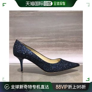 028AURORA羊皮牛皮 尖头闪亮高跟鞋 CHOO时尚 韩国直邮JIMMY