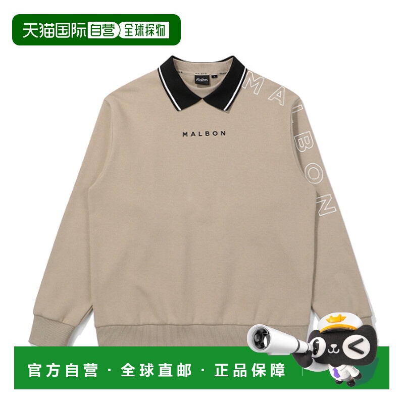 韩国直邮MALBON GOLF 男士卫衣M4421PFS02GBE M Script Brushed C