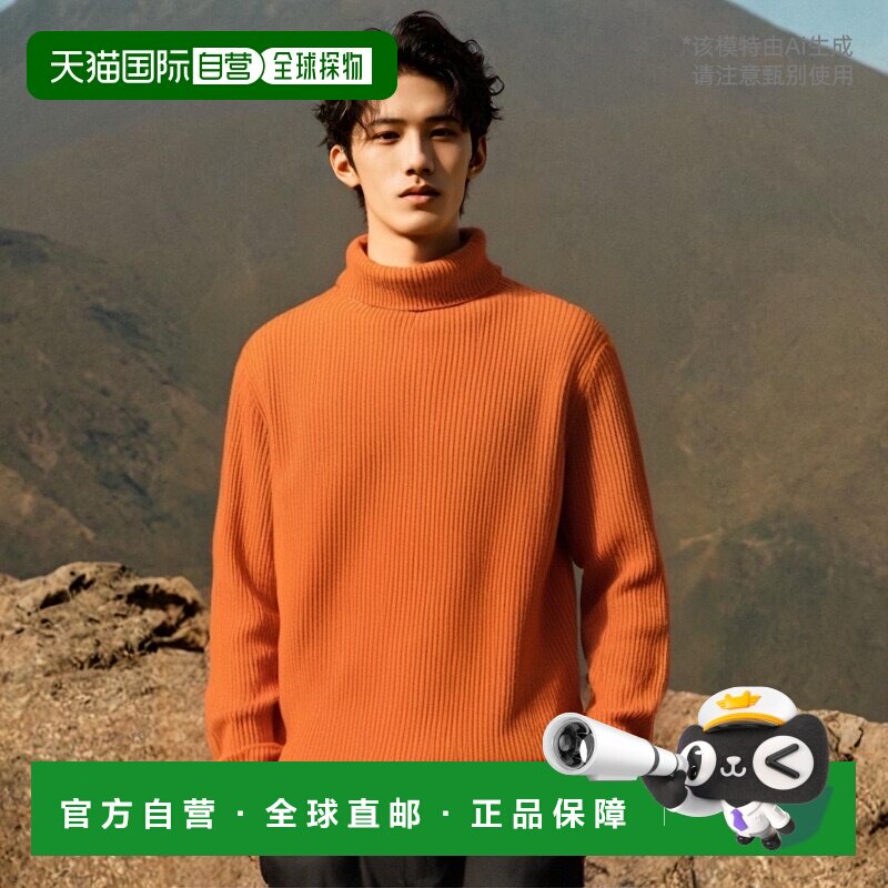 韩国直邮ANDERSEN-ANDERSEN 男针织SAILOR CREWNECK毛衣 Taupe