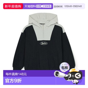 韩国直邮MLB MLB 儿童连帽衫 NQK 7AHDR0146-50BKS 纽约洋基队日