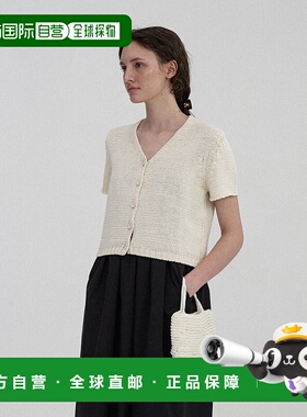 韩国直邮NOTHING WRITTEN正品毛针织衫302932894Bendi v-neck car