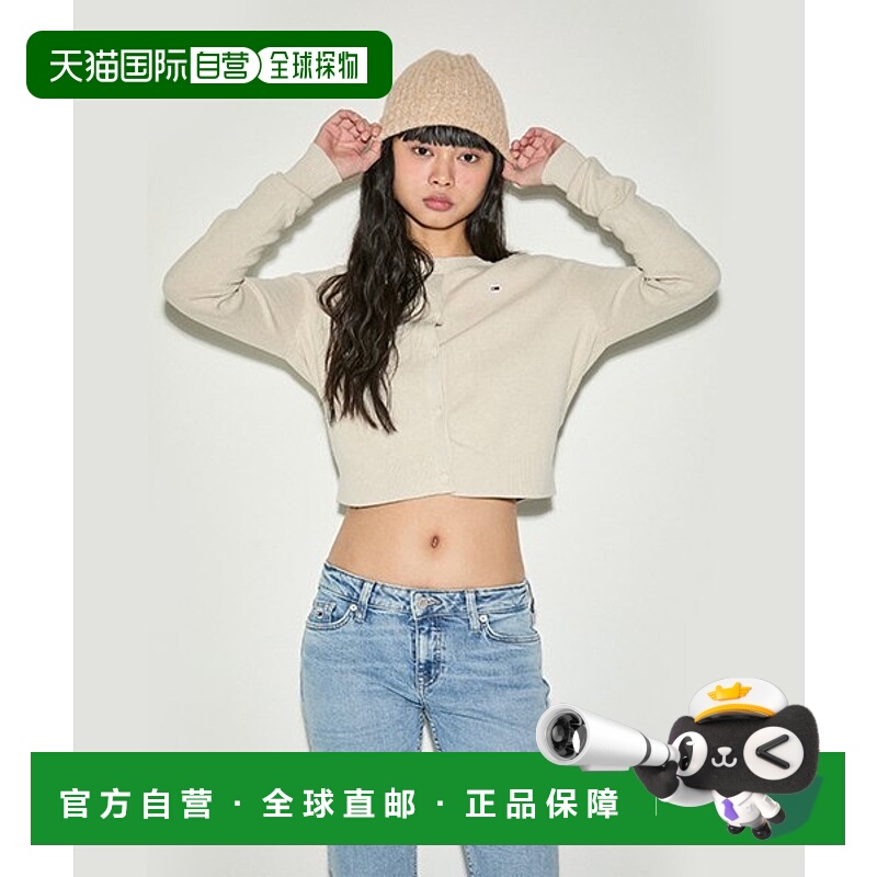 韩国直邮TOMMY JEANS 女士毛针织衫T32E0KCD11TWT1ACG长袖开衫