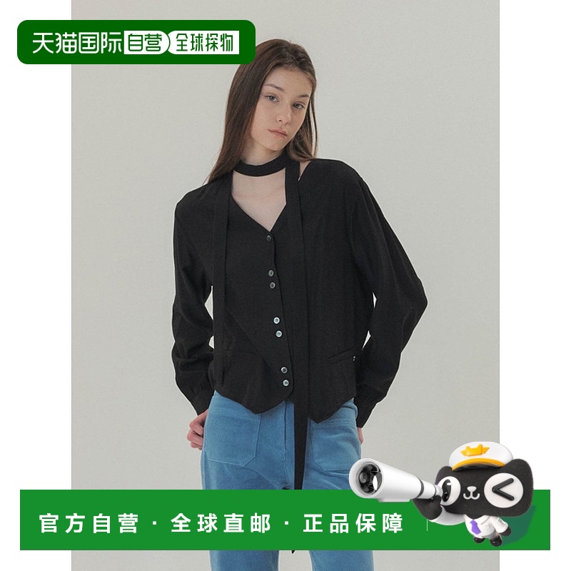 韩国直邮LEMEME法式新款浪漫休闲复古气质女款雪纺衫306008518