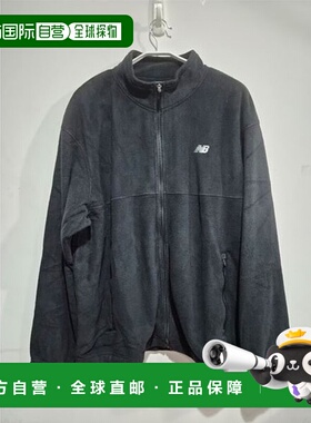 韩国直邮NEW BALANCE UNI ESS 羊毛衫立领拉链 NBMDF42103 BLACK