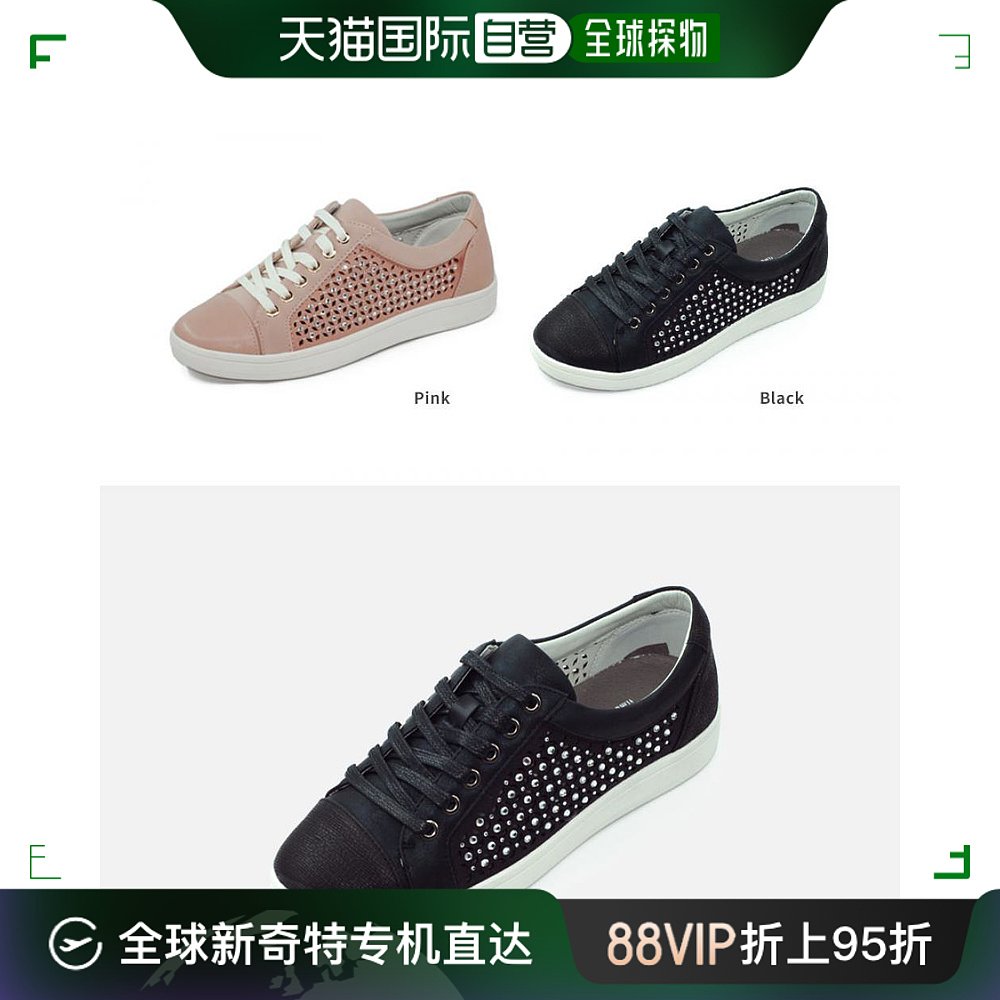 韩国直邮[Bany Flat] Bunny Flat 女式打孔运动鞋 DCQ121 流行男鞋 时尚休闲鞋 原图主图