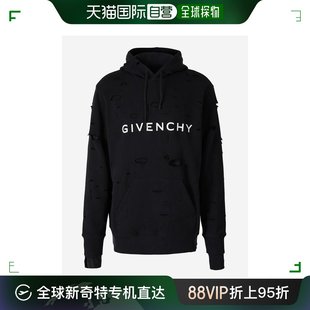 T恤男BMJ0KF3Y9W100 韩国直邮GIVENCHY23FW长袖 COTTONBLACK