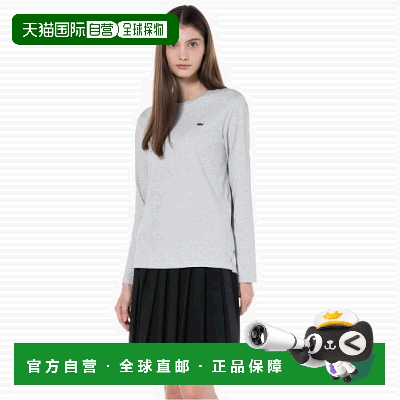 韩国直邮LACOSTE法国鳄鱼 女装T恤女士TF015E-53NCCA