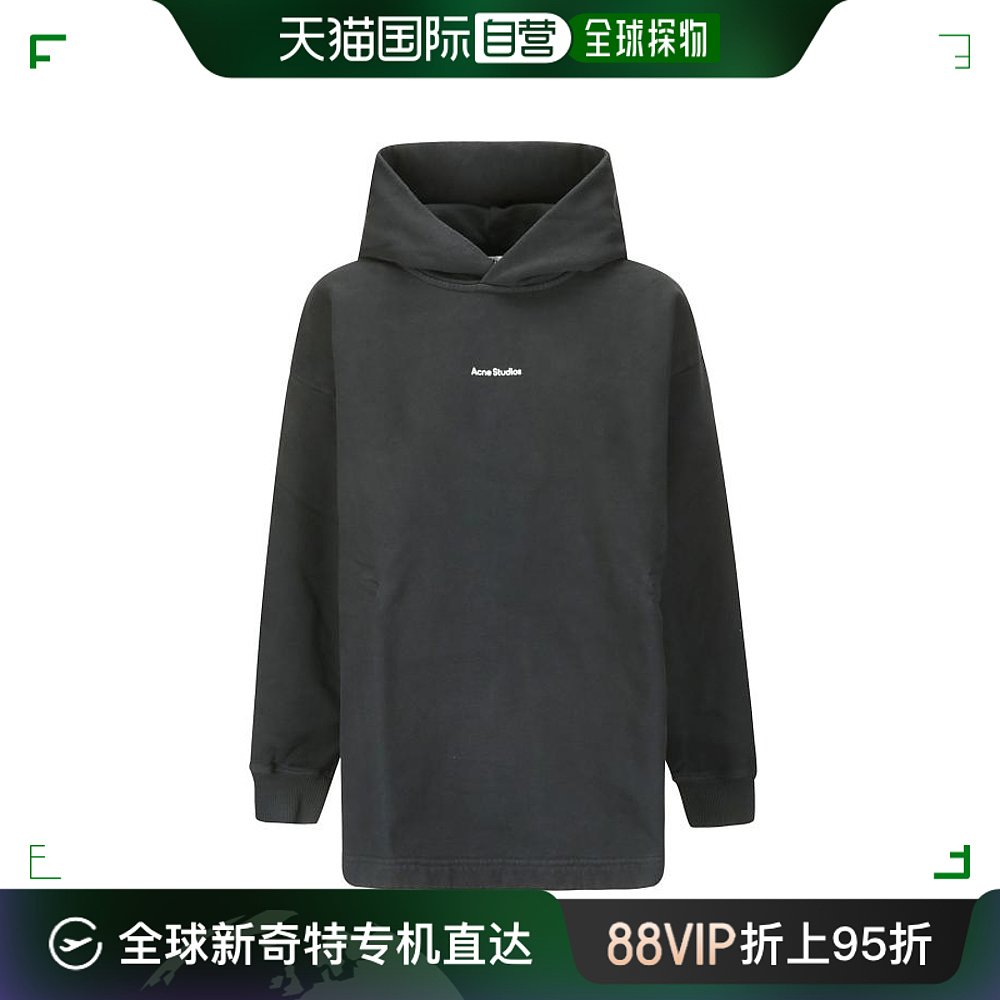 韩国直邮ACNE STUDIOS24SS连帽衫 连帽卫衣女AI0083 900BLACK 女装/女士精品 T恤 原图主图