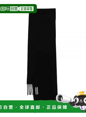 韩国直邮Our Legacy OUR LEGACY ESTATE SCARF 黑色双层羊毛围巾