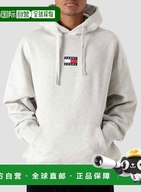 韩国直邮TOMMY HILFIGER Tamizin 徽章连帽衫 DM0DM10904-PJ4 灰