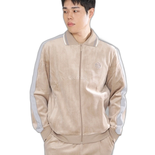 韩国直邮Sergio Tacchini MAGLIA 天鹅绒运动夹克 (STF24M50875-H