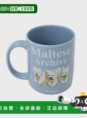 韩国直邮WAIKEI韩国小众设计师狗狗图案时尚日常水杯YK22SSAC14