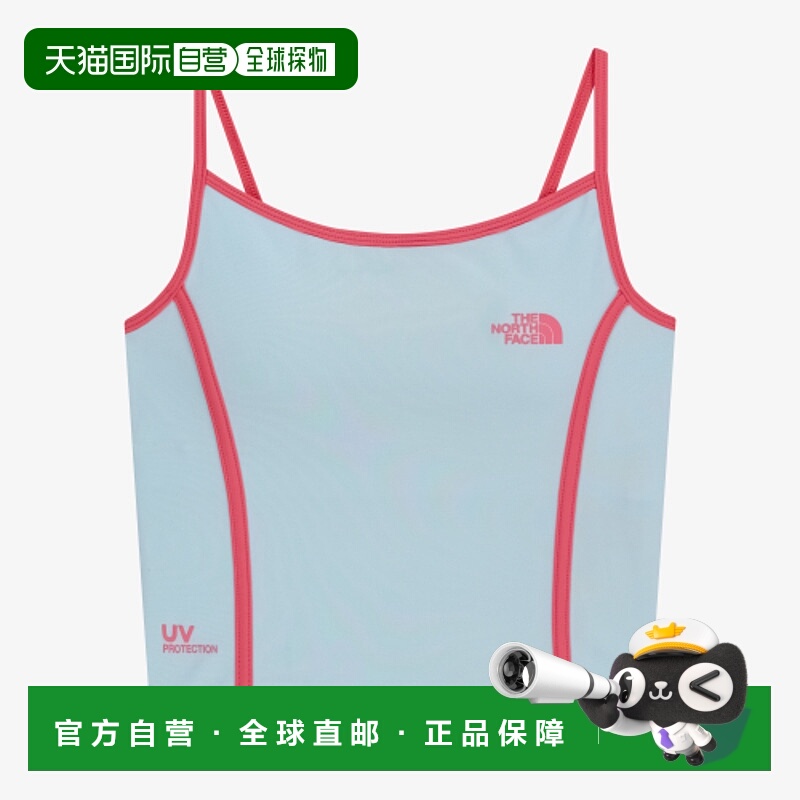 韩国直邮北面THE NORTH FACE 徽标Logo图案吊带 女款 浅蓝色