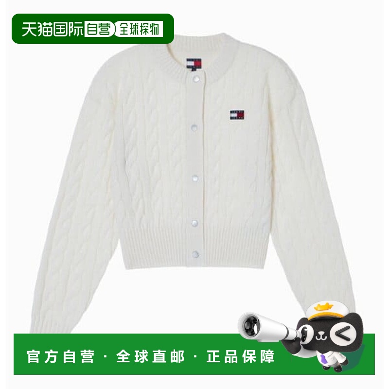 韩国直邮TOMMY HILFIGER Tamizin 徽章线开衫 B1 T32F7KCD10TWT2