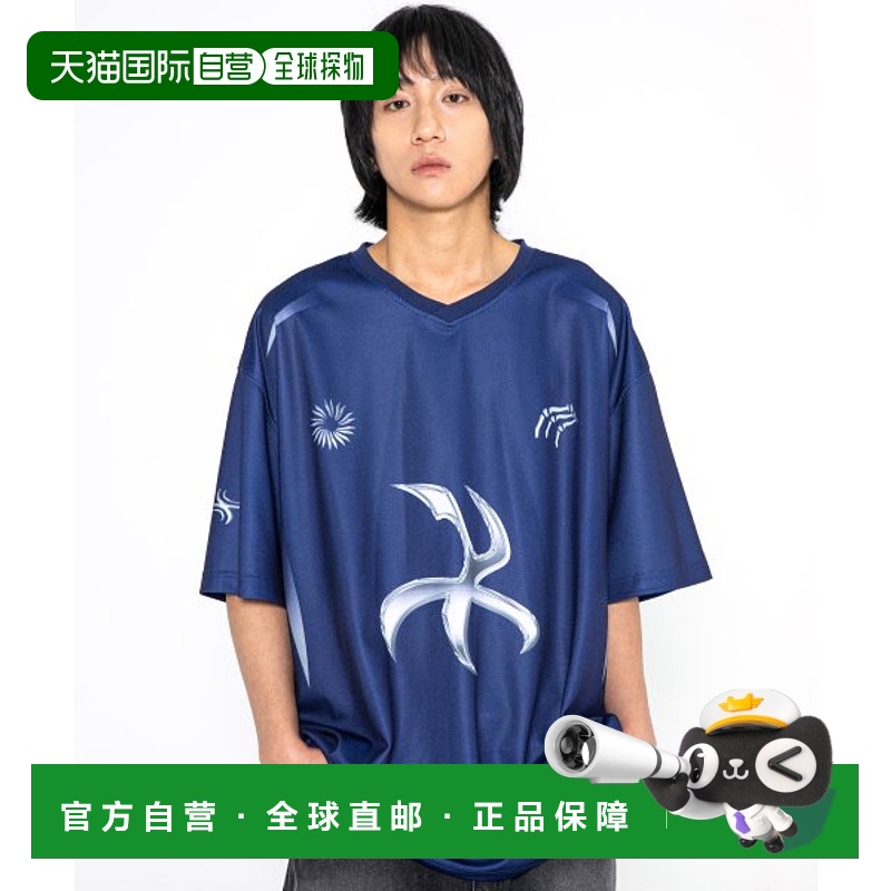 韩国直邮XTONZ 男士T恤xtt091NV高档 时尚百搭舒适 简约 高级感