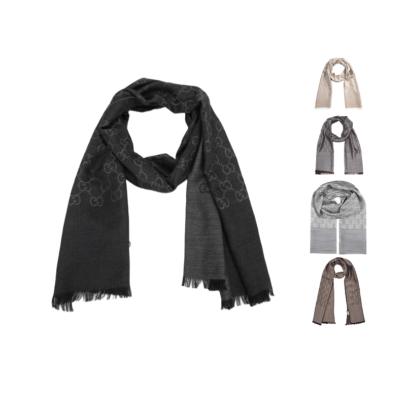 香港直邮Gucci古驰围巾羊毛披肩男女款简约百搭多色165904 3G646