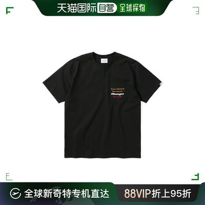 韩国直邮THISISNEVERTHAT T恤Changes Pocket Tee Black TN221TTS